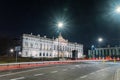 Palace of the Commonwealth Polish: Palac Krasinskich at night Royalty Free Stock Photo