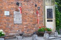 WARSAW, POLAND. A fragment of the Memorial to the dead during the Warsaw revolt on January 28, 1944