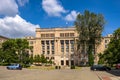 Warsaw, Poland - Front view of the polish government Ministry of Finance headquarter building at the Swietokrzyska street in the