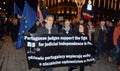 March of 1000 Gowns. Judges and lawyers from across Europe protest judicial takeover in Warsaw.