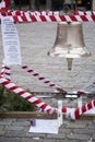 Memorial bell for president Lech Kaczynski, his wife Maria, Ryszard Kaczorowski-President in Exile and 93 people died in Smolensk