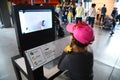 Warsaw, Poland-July 14, 2018: The Copernican Science Center. Developing interactive children`s museum.