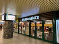 WARSAW, POLAND - JULY 17, 2022: McDonald`s restaurant in shopping mall