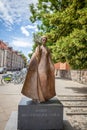 Warsaw, Poland - July 3, 2019: Monument to Maria Sklodowska Curie - Polish and French scientist-experimenter physicist
