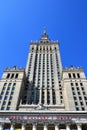 The Palace of Culture and Science in Warsaw, Poland Royalty Free Stock Photo