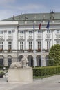 WARSAW, POLAND - JULY 09, 2015: Presidential Palace in Warsaw Royalty Free Stock Photo