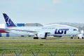 SP-LRE LOT - Polish Airlines Boeing 787-8 Dreamliner preparing to take off.