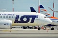 SP-LRE LOT - Polish Airlines Boeing 787-8 Dreamliner preparing to take off.