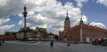 Warsaw, Poland - June 23, 2016. At the castle square of the old town in Warsaw. Royalty Free Stock Photo