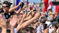 Warsaw, Poland. 4 June 2023. Hundreds of thousands march in anti-government protest to show support for democracy.