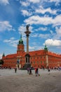 WARSAW, POLAND - JUNE, 2012: Sigismund`s Column Royalty Free Stock Photo