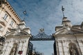 WARSAW, POLAND - March 2018 - Entrance to the University of Warsaw, Poland. Royalty Free Stock Photo