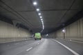 Driving a car in Ursynow Tunnel