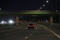 Overpass over S2 expressway - night photograph