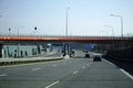 Overpass over S2 expressway - view from driver\'s perspective