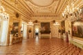 Warsaw, Poland May 31, 2018: The Ballroom inside the Royal Warsaw Castle