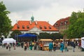 WARSAW, POLAND - MAY 12, 2012: City Fair on the Market Square of the New Town