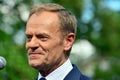 Donald Tusk  the President of the European Council present in Warsaw  called on Poland`s political leaders to respect the constitu Royalty Free Stock Photo