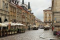 WARSAW, POLAND - MAY 12, 2012: View of the historic buildings in old part