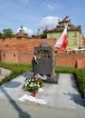 WARSAW, POLAND. A monument `Memories of officers of Army Polish, died later September 17, 1939`