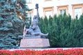 WARSAW, POLAND. Monument to guerrillas of National guard Royalty Free Stock Photo