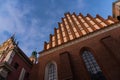 WARSAW, POLAND - November, 2017: Warsaw`s historic Old Town is the only restored city inscribed onto UNESCO`s World Heritage lis