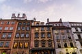 WARSAW, POLAND - November, 2017: Warsaw`s historic Old Town is the only restored city inscribed onto UNESCO`s World Heritage lis