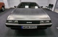 Warsaw, Poland - October 29, 2017: Delorean DMC-12 car from 1980s movie film Back To he Future, on
