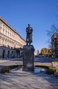 Statue of Jozef Pilsudski Royalty Free Stock Photo