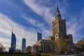Warsaw, Poland - October 29, 2023 - The symbol of the city and the country. Palace of Culture and Science