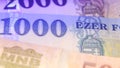 Warsaw, Poland 01.01.2021 Polish Zloty banknote under the UV counterfeit testing