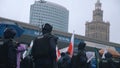 Warsaw, Poland 13.10.2020 - Protest of the Farmers Protesters marching in the centre of Warszawa