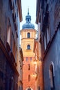 Warsaw Poland. Saint Martin Church in Old Royalty Free Stock Photo