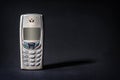 WARSAW, POLAND - SEPTEMBER 20 2022: Cell Phone Nokia 6510 on black background Royalty Free Stock Photo