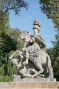 Sobieski Monument by Franciszek Pinck in Warsaw on September 17, 2014