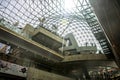 Warsaw Poland Shopping mall modern construction roof inside shape structure