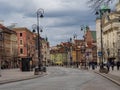 Streets of capital during coronavirus pandemic, usually very crowded with people or cars, now empty.