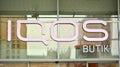 Sign IQOS. Company signboard IQOS