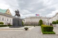 Warsaw. Presidential Palace Royalty Free Stock Photo