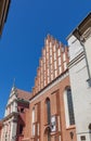 Warsaw. Saint Yang`s cathedral and church of Jesuits