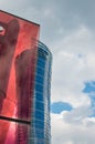 Warsaw Spire building. Headquarters of Samsung Poland Royalty Free Stock Photo