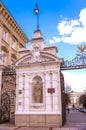 University gate, Warsaw, Poland. Royalty Free Stock Photo