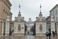 Warsaw University main gate, Poland. Royalty Free Stock Photo