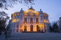 Warsaw university of technology, Politechnika w Warszawie at night