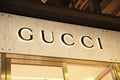 Warshaw, Poland - May 14, 2022: Gucci fashion store in shopping mall