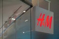 Warshaw, Poland - May 14, 2022: H&M store in shopping mall