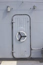 Warship door - Stock Image Royalty Free Stock Photo