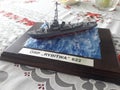 warship plastic model