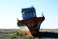 Warship remains Royalty Free Stock Photo