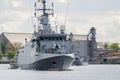 POLISH WARSHIPS IN SWINOUJSCIE Royalty Free Stock Photo